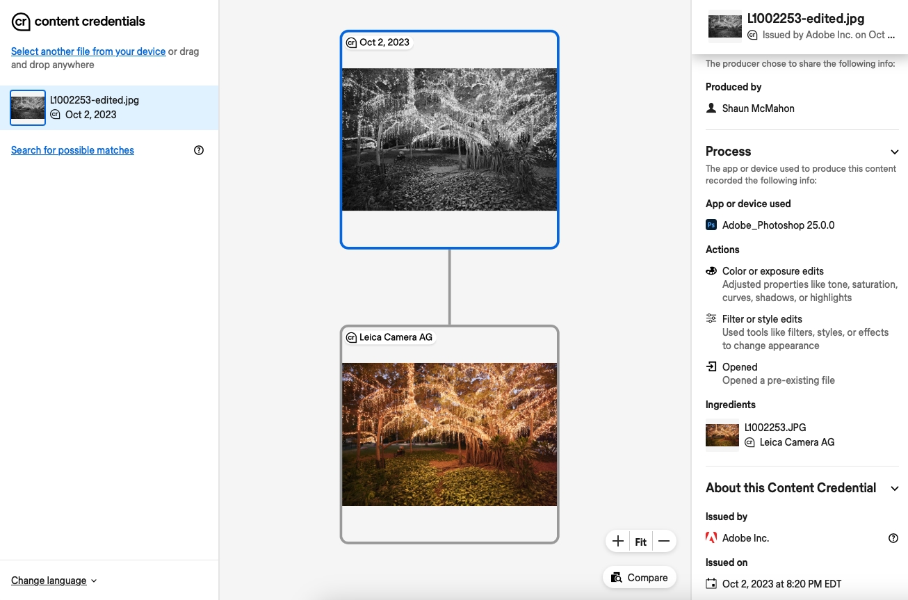 content credential ecosystem leica camera